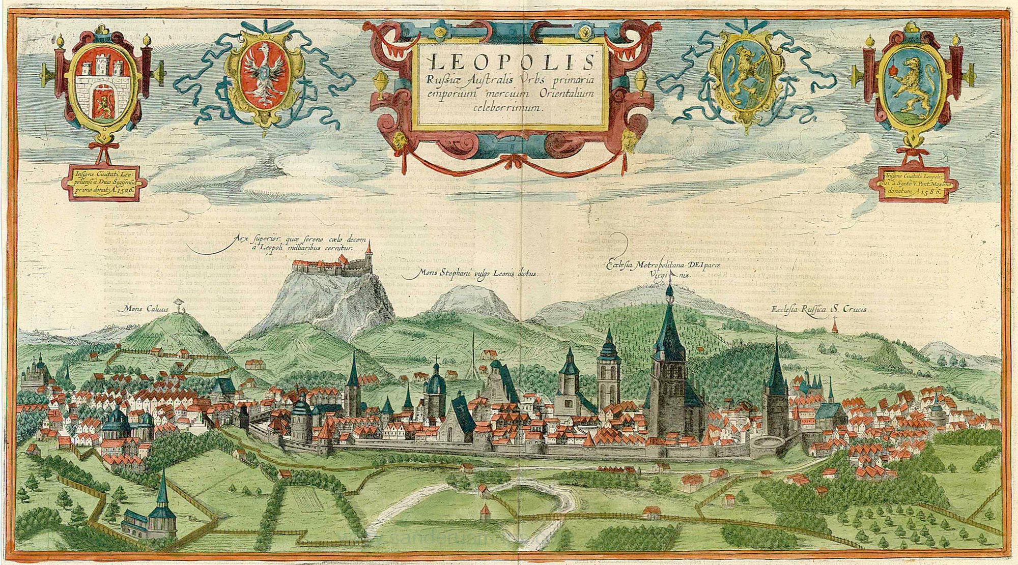 Вигляд Львова, 1618
